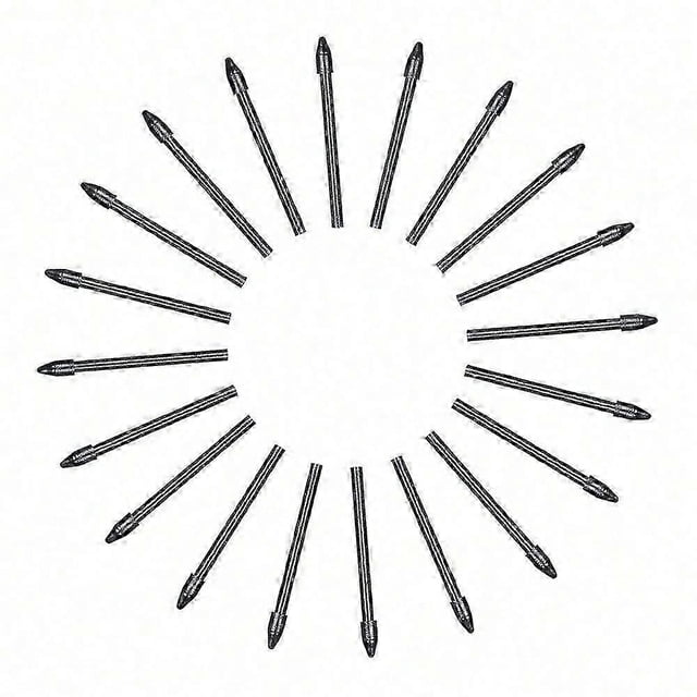 BOSTO 20pcs Replacement Nibs Pen Tips Compatible with All BOSTO Graphic Monitor Drawing Tablet Battery-Free Pens