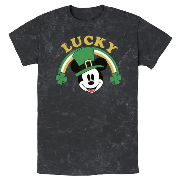 Men's Mickey & Friends Lucky Rainbow Graphic T-Shirt