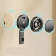 thumbnail image 5 of ERK 1Pcs 3 Tier Lid Organizer With Suction Cup Mount Wall Mounted Kitchen Lid Rack With Drip Tray Space Saving Storage For Lids Pans & Plates (Black), 5 of 5