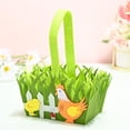 thumbnail image 2 of XunW Easter Decorations For The Home Easter Round Nonwoven Fabric Basket Decorative Craft Ornaments For Gift Easter Home Decoration, 2 of 12