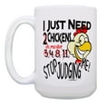 thumbnail image 2 of ThisWear Chicken Coffee Mug Gift I Just Need Chickens Stop Judging Me Chicken Lover Gifts for Women Chicken Owner Gifts Pet Gift 15oz Coffee Mug, 2 of 4