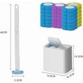 thumbnail image 2 of Disposable Toilet Brush, Toilet Brush,Disposable Toilet Cleaner, Powerful Cleaning, Extended Handle for Toilet Bowl Cleaners,Bathroom Cleaning, Bathtub, 2 of 7