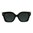 thumbnail image 2 of Tory Burch TY 7201U Plastic Womens Irregular Sunglasses Black/Ivory 49mm Adult, 2 of 4