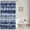 Teinture Ethnique 1 Rose, variante sur Rideau de Douche Décor Rayures Abstraites Bleues Indigo, Décor de Salle de Bain Art Blanc Fibre de Polyester Anneaux en Plastique Séchage Rapide Imperméable pour Baignoires/salles de Bain, 72x36 Pouces