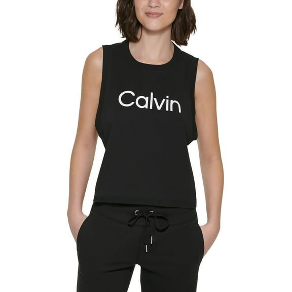 Calvin Klein Performance Womens Muscle Tank Black 2XL