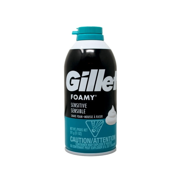 Gillette Foamy Sensitive Skin Shaving Cream 11 Oz
