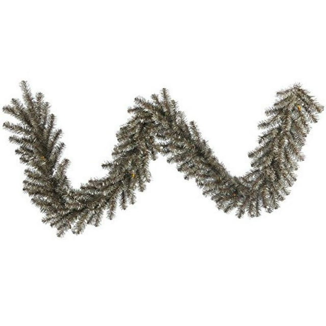 Vickerman 9' Mocha Tinsel Artificial Christmas Garland with 50 Clear Lights