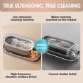 thumbnail image 5 of Ultrasonic Cleaning Machine for Jewelry Eyeglasses Dentures Compact Household Cleaner with One Button Operation, 5 of 6