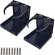 thumbnail image 1 of Soporte para bebidas plegable ajustable, 2 uds., se adapta a la mayoría de tamaños de tazas, botellas, portavasos de pared, soporte para botellas de agua para coches, camiones, caravanas, ne, 1 of 5