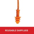 thumbnail image 5 of (2 pack) Allen Company Reusable Deluxe Hearing Protection Earplugs with Cord & Small Case, Orange, 5 of 14