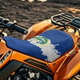 thumbnail image 3 of Uorisanigo Seat Cushion Cover for ATV Four-Wheeler Seat Cover Waterproof Polyester,Universal Fit for Polaris Sportsman Polaris Scrambler Honda Rancher Anti-Slip(Salvadoran Flag), 3 of 7