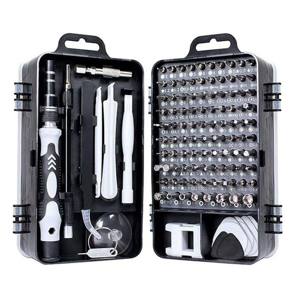 Amzcrzy Screwdriver Combination 115-In-1 Screwdriver Set Multifunctional Cell Phone Laptop Repair and Removal Complete Set Of Combination Hardware Tools Tools Gifts for Men Tool Set Mens Gifts