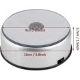 thumbnail image 2 of Led Display Base, 7 Color Changing Lights, Electric Turntable, For Glass Decoration, 3d Photo Glass, Home Textiles, 2 of 5