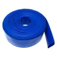 thumbnail image 5 of Gloxco 2" Inside Diameter (3-3/8" Flat Width) Blue Lay Flat Hose for Discharge or Backwash Water Transfer Applications, Reinforced PVC, 100' Length, 5 of 5