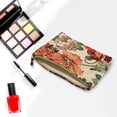 thumbnail image 4 of Unique Bargains 1 Pc Versatile Flower Handheld Makeup Bag for Vacation Medium Beige Polyester, 4 of 6