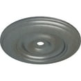 thumbnail image 3 of 44 1/2"OD x 4"ID x 4 "P Classic Ceiling Medallion (Fits Canopies up to 8 1/4"), Hand-Painted Platinum, 3 of 6