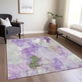 thumbnail image 6 of Addison Rugs Chantille Indoor/Outdoor Transitional Abstract Purple Machine Washable Rectangle Rug, 8' x 10', 6 of 8