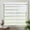 White, variant on Zebra Cordless Window Blinds, Dual Layered Light Filtering Roller Shades, Easy Install Blinds, Indoor Home Decor, Pull-Down Shades for Windows, Light Control for Day & Night, White, 72"W X 72"H