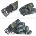 thumbnail image 4 of TFixol Cinturón de nailon de camuflaje para hombre, hebilla magnética ajustable de liberación rápida, tejido resistente al desgaste, 4 of 8