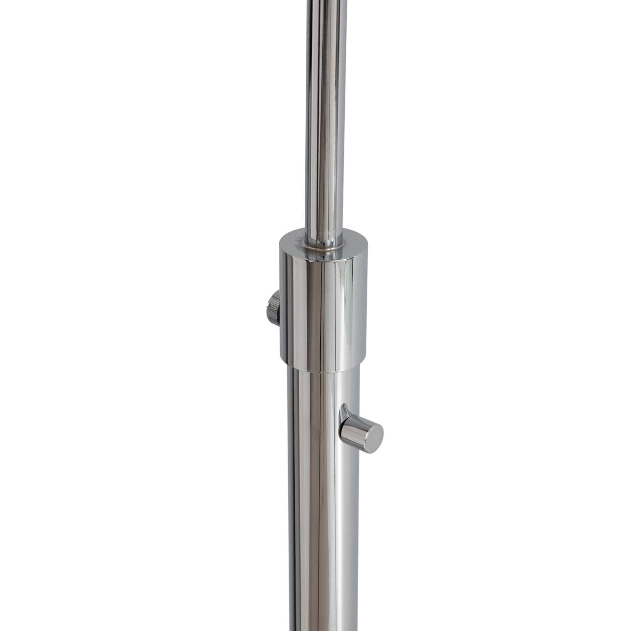 Marilyn 1 Light Arc Floor Lamp - 94 Chrome Mylar Crystal shade