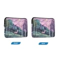 thumbnail image 7 of FORMRS 13"-13.3" Laptop Sleeve Protective Case Soft Carrying Quilted Computer Bag Cover, Green Night Deer, 7 of 7