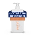 thumbnail image 6 of Native Moisturizing Shampoo & Conditioner Set, Sweet Peach & Nectar, Sulfate & Paraben Free, 16.5 oz, 6 of 6