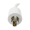 Cooper Lighting PC3-277V High Bay Fixture CordSet 277V, White (6 Pack)