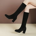 thumbnail image 1 of Styesk Boots for Women Plus Size Women's Fall And Winter New Thick Heel Lace Up Side Zipper Short Boots All Year Round Women's Boots Work Boots for Women, 1 of 9