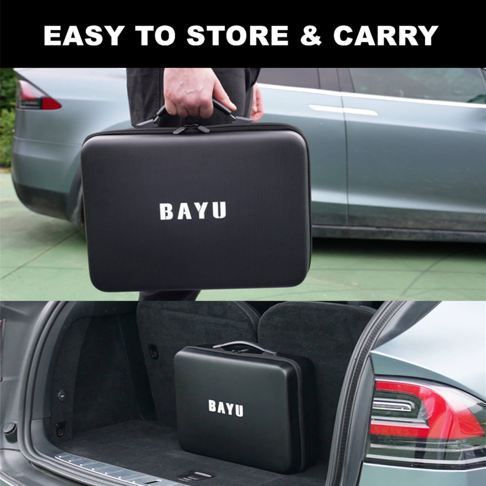 BAYU 4 in 1 Car Smart Kit, 19000PA Car Vacuum Cleaner, 200PSI Cordless Pressure Washer, 150PSI Tire Inflator Portable Air Compressor, 15000mAh Wireless Portable Charger for Car, Bike, Motor