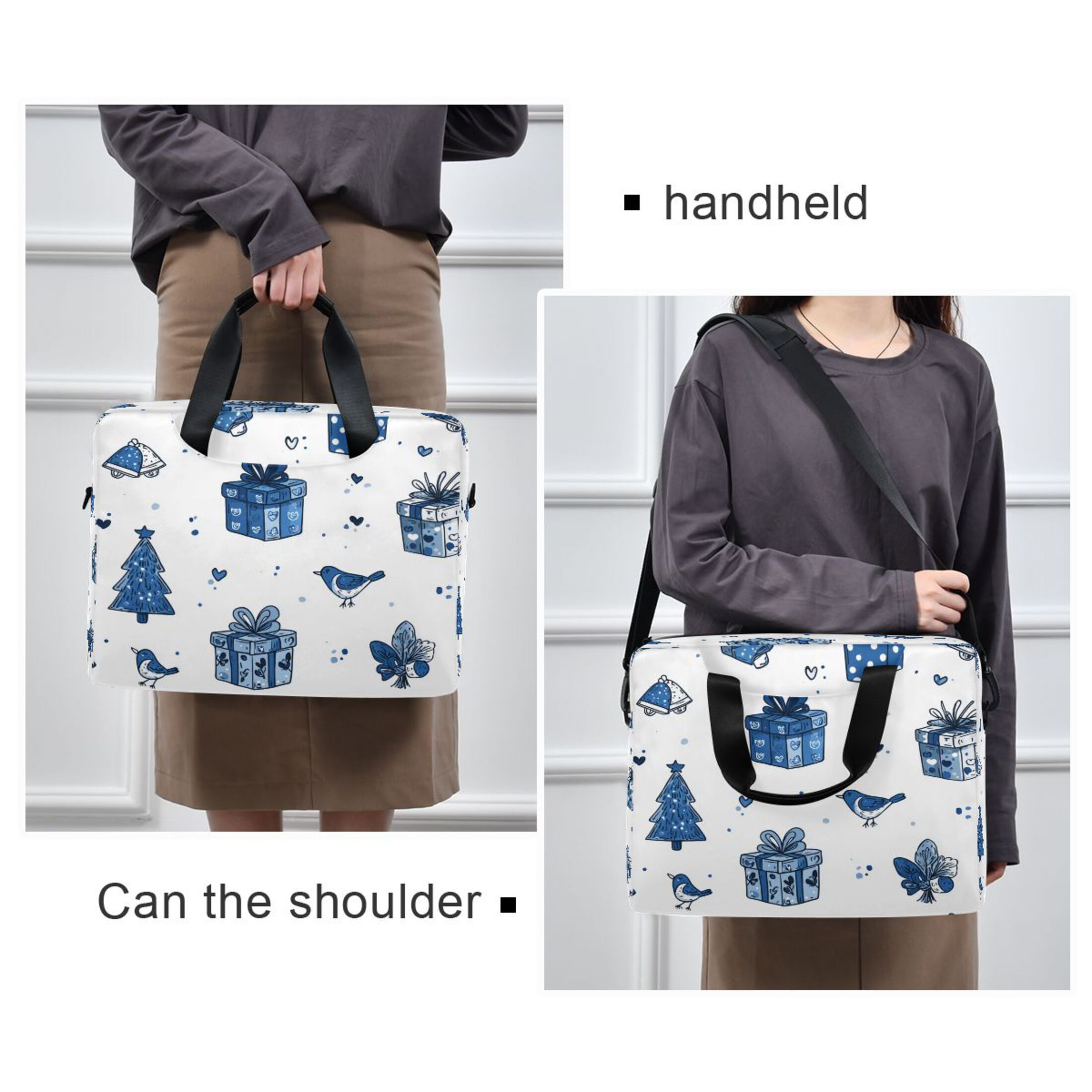 Laptop Bag Laptop Briefcase 15.7 x 3 x 11.8 Inches Laptop Bag Briefcases Laptop Storage Travel Laptop Bag Work Laptop Bag Gifts and Birds