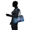 thumbnail image 6 of ANNA by Anuschka Women's Genuine Leather Hand-Painted Satchel Handbag, Multi-Color, 6 of 7
