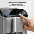 thumbnail image 6 of SIMZLIFE 2-Cup Automatic Espresso Machine, 15 Grind Settings, 20 Bar Pressure, Milk Frother, Silver, 6 of 9