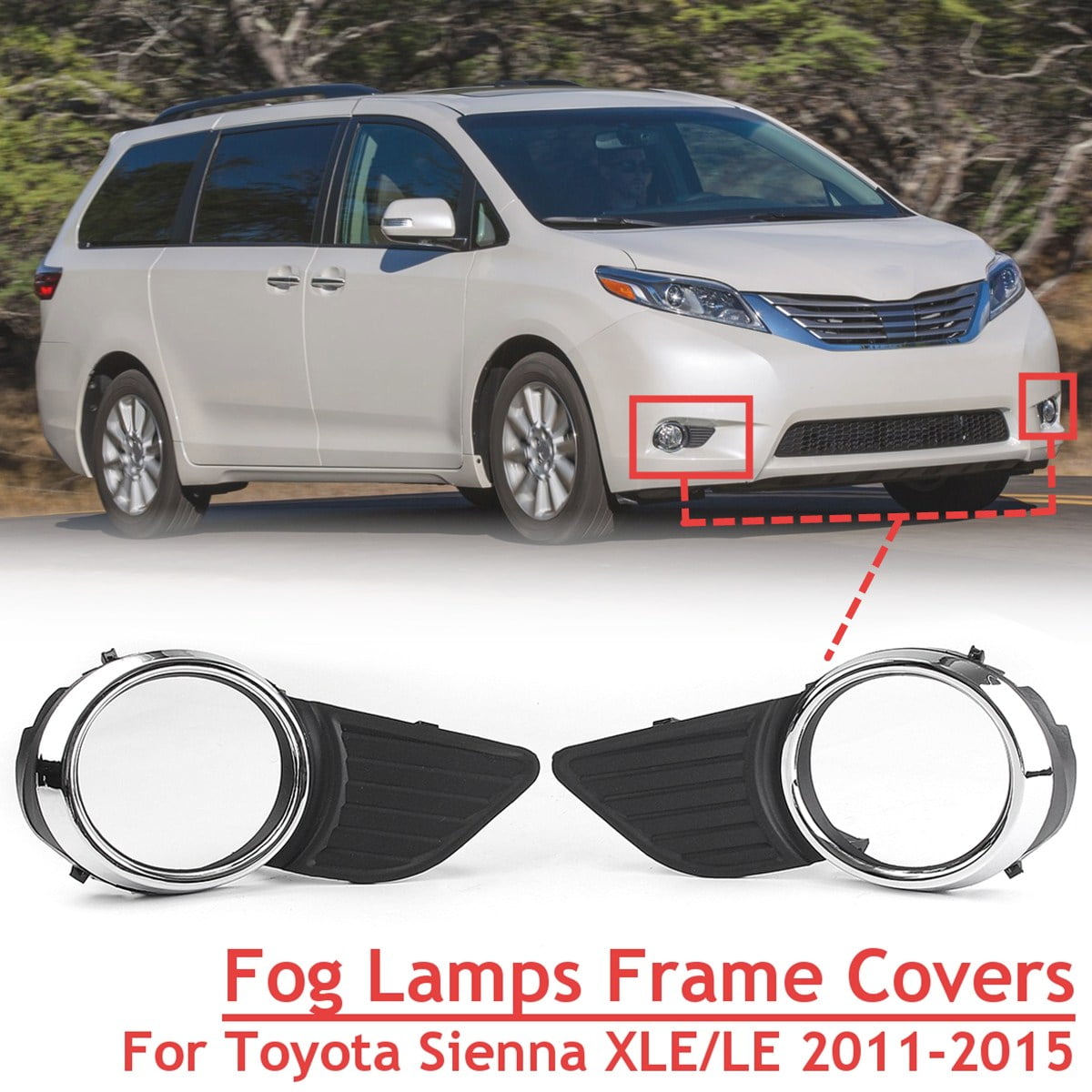 2015 toyota sienna fog light