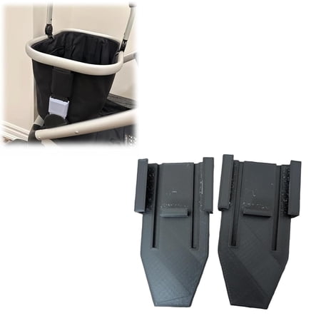 Shopping Basket Adapter Compatible with Cybex Gazelle S, Bottom Mount Connector, Easy Installation for Stroller Accessories