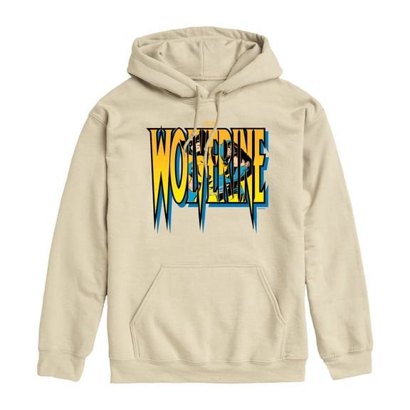 Marvel - Wolverine Logo - Men's Fleece Hoodie Sweatshirt