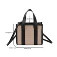 thumbnail image 5 of Bolsa De Hombro Bolso bandolera para mujer, bolso de viaje tejido a la moda, bolso informal sencillo para la playa para mujer Likrtyny Para Estrenar, 5 of 5