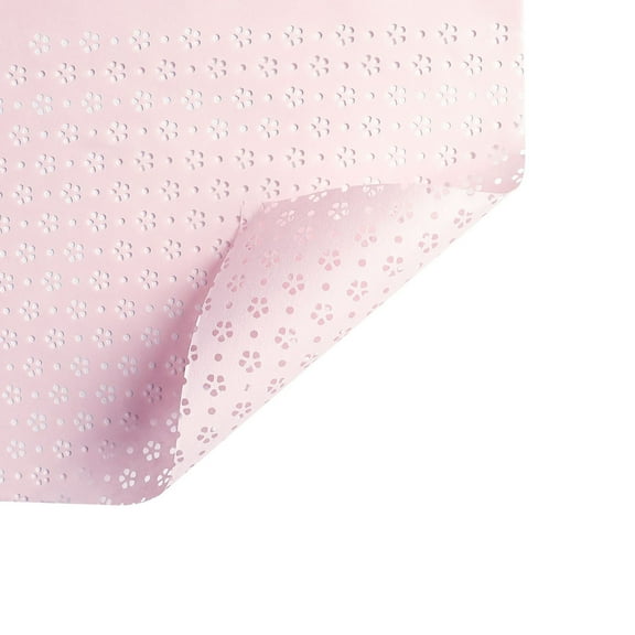 Nvzi gifts, flowers, gift box packaging paper, single color hollow waterproof cherry blossom paper, flower packaging paper (cherry blossom pink)