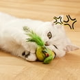 thumbnail image 3 of Chirping Bird Cat Toy - Interactive Flapping Wings Plush Bird Toy Battery Operated Stimulate Animal Kitten Toy, 3 of 8
