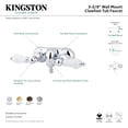 thumbnail image 2 of Kingston Brass Vintage 3-3/8" Wall Mount Clawfoot Tub Filler, 2 of 2