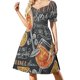 thumbnail image 1 of Vestido de manga corta Aperol Spritz Fresh Design Vestidos de mujer Ropa de mujer, 1 of 7