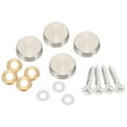 thumbnail image 4 of 16 mm Stainless Steel Mirror Nails Screw Cap (64 Pieces),64 x mirror nails,silver, 4 of 8