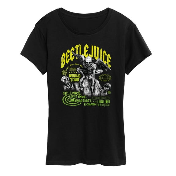 Beetlejuice - Beetlejuice World Tour - Women's Short Sleeve Graphic T-Shirt