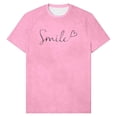 thumbnail image 5 of MEICHEN Women's Heart Graphic T Shirt Casual Short Sleeve Crew Neck Loose Fit Tee Summer Fashion Clothing for Women, 5 of 5