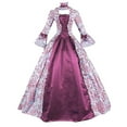 thumbnail image 3 of Abomasnow 18th Century Women's Rococo Ball Gown Long Masquerade Dresses Halloween Cosplay Costumes Renaissance Dress, 3 of 3