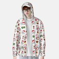 thumbnail image 2 of Balery Cute Christmas Hat Penguin A Sudadera ligera de manga larga con capucha y protección solar UPF 50+ para hombre y mujer, ideal para pesca y running-Medium, 2 of 7