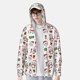 thumbnail image 2 of Balery Cute Christmas Hat Penguin A Sudadera ligera de manga larga con capucha y protección solar UPF 50+ para hombre y mujer, ideal para pesca y running-Medium, 2 of 7