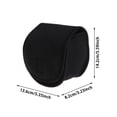 thumbnail image 3 of BotaniNest Neoprene Reel Cover With Thick Sponge Adjustable Opening For Baitcasting And Trolling Reels Nylon For Storage Organization, 3 of 7