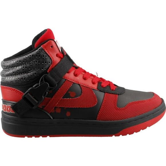 Tenis MARVEL Niño Botin Dead Pool Comodos rojo 23