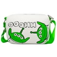 thumbnail image 3 of Disney Bag, Crossbody, Rectangle, Toy Story Alien Faces Ooohh Pose, White, Vegan Leather, 3 of 5