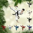 thumbnail image 2 of Personalized Karate Ornament, Personalized Karate Uniform Acrylic Shape Flat Ornament, Custom Karate Ornament, Gifts for Karate Lovers, Karate Christmas Ornament (Style 2) - 3548 (Style6), 2 of 7